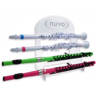 NUVO Acrylic Retail Display Horizontal (4 x Flute/Clarineo) Аксессуары для музыкальных инструментов